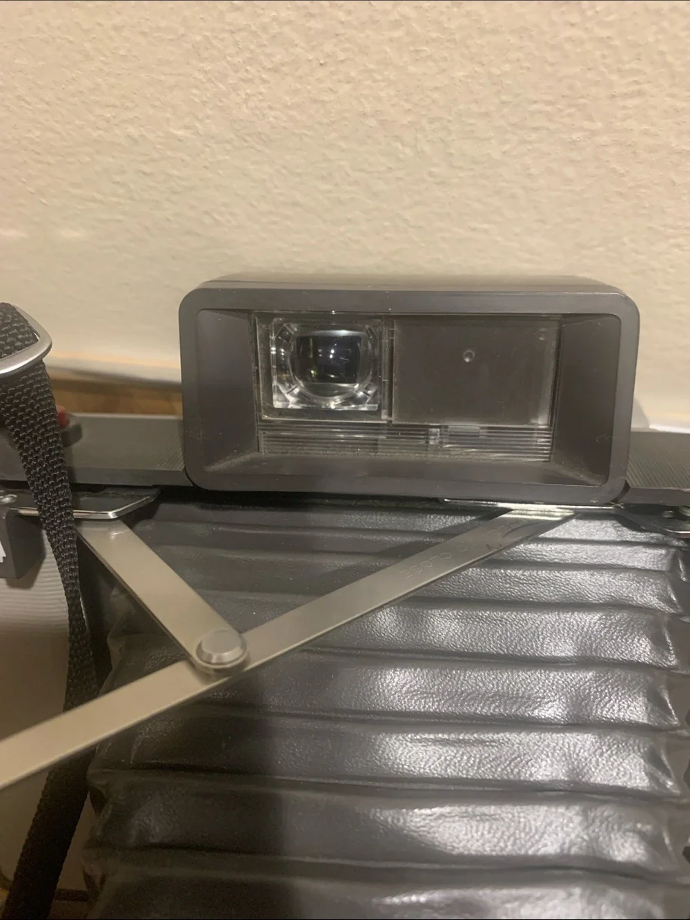 Polaroid Land Camera Automatic 104 in Gray and Red